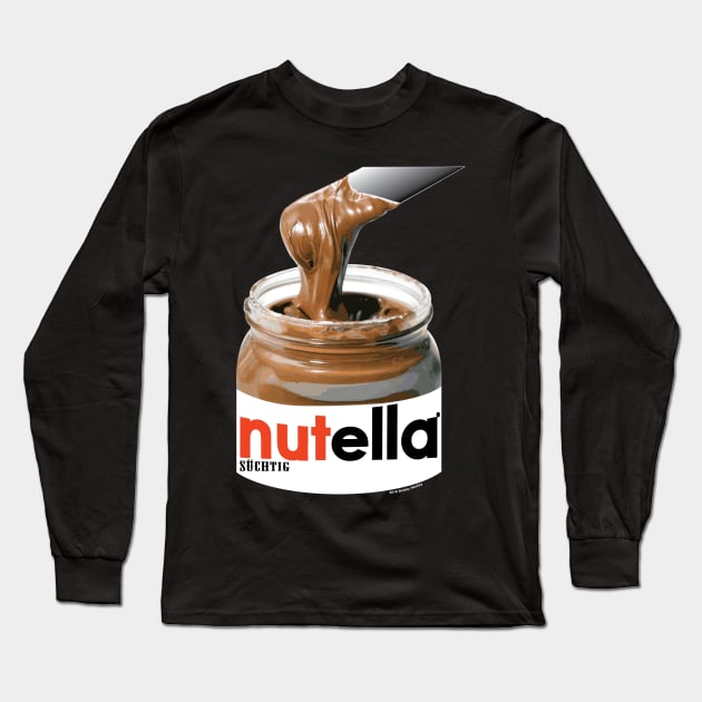 Nutella Addict Long Sleeve T-Shirt by Illustratorator